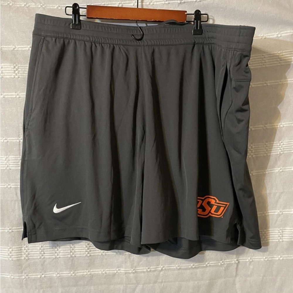 Nike Dark Gray Dri Fit 8 Austin Young OSU Athletic Shorts
